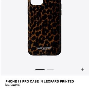 Saint Laurent Leopard Apple IPhone 11 Pro case
